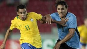 <b>INTERNACIONAL.</b> Dentinho está disputando con Brasil el Sudamericano Sub-20.