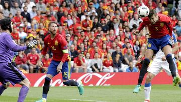 El gol de Piqué terminó con la maldición del 13 de junio