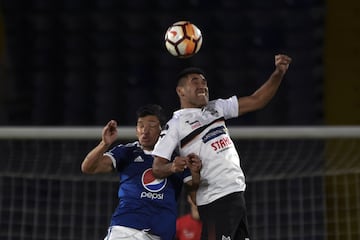 Roberto Ovelar marcó el segundo de la noche para Millonarios, también es el segundo del paraguayo en este semestre con el equipo.