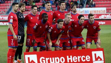 Formación del Numancia.