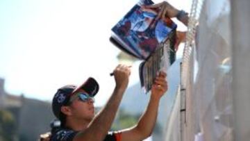 Sergio Pérez, hoy en Móntecarlo.