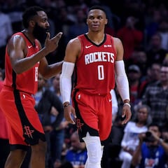 Ricky vuelve a ser baja y Harden y Westbrook suman 77 puntos