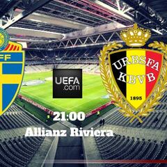 Suecia vs Bélgica en Vivo Online: Eurocopa 2016, Grupo E