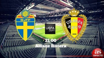 Suecia - B¨¦lgica en vivo online, segunda jornada del Grupo E de la Eurocopa 22/06/2016