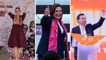 Elecciones 2024: ¿cuándo, dónde y a qué hora son los cierres de campaña de Sheinbaum, Gálvez y Máynez?