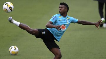 Vinicius y su primer gol con Brasil: "Ya me costó en el Madrid..."