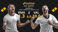 Real Madrid vs. Valencia CF: horario, dónde ver, pronósticos y clasificación