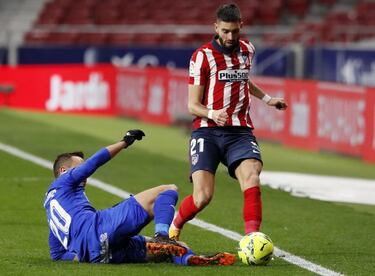 1x1 del Atleti: Su¨¢rez y Carrasco valen oro en un partido gris