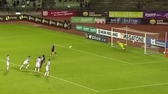 La reacción de Messi ante el penal a lo Panenka de Soteldo