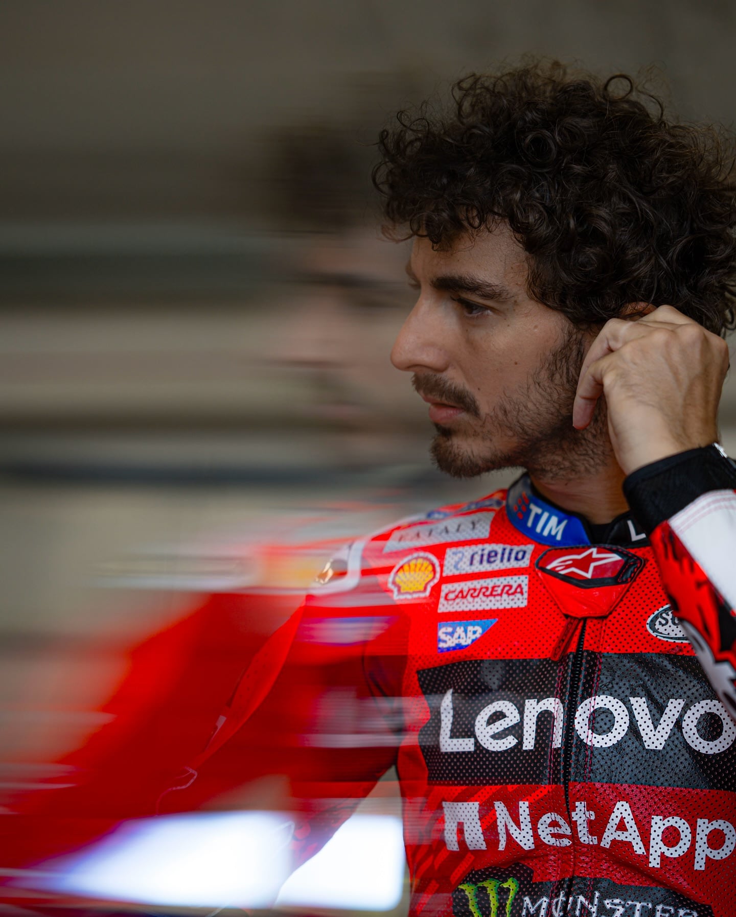 Pecco Bagnaia, piloto de Ducati Lenovo en MotoGP.
