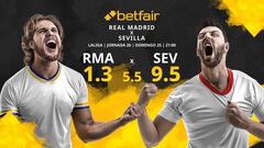 Real Madrid vs. Sevilla FC: horario, TV, estadísticas, clasificación y pronósticos