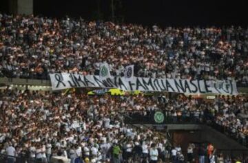 El emocionante homenaje de Atlético Nacional al Chapecoense