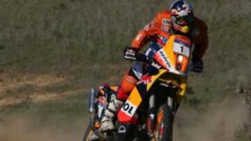 <b>MUCHA VENTAJA.</b> El piloto español terminó a mucha distancia del segundo, el también español Jordi Villadoms.