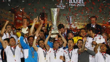 El Sevilla entra en el 'Guiness' por sus 5 Europa League