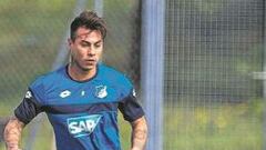 Eduardo Vargas tuvo su estreno en empate del Hoffenheim