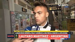 Se concentró Lautaro: "Estoy ansioso por conocer a Messi"