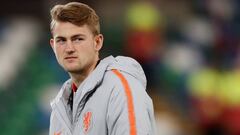 El defensa holand&eacute;s de la Juventus, Matthijs de Ligt, con su selecci&oacute;n.