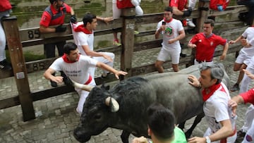 Resumen del sexto encierro de San Fermín 2019: rápido y tenso