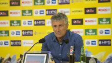 Setién: "No podemos dejarnos llevar por resultados inmediatos"