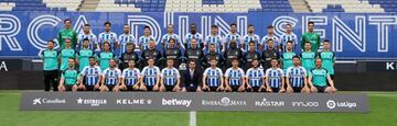 La foto oficial del Espanyol 2020-21 es idéntica por ahora a la actual.