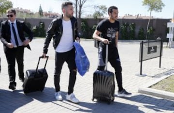 Jordi Alba y Pedro Rodríguez.