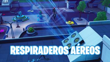 Fortnite Battle Royale - Desafío de la Semana 2 de la Temporada 9: Lánzate de respiraderos aéreos en partidas distintas