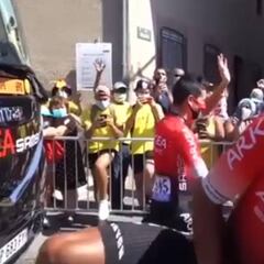 Los colombianos enloquecen con Nairo al darle su apoyo