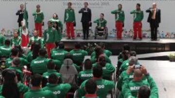 La delegación parapanamericana fue abanderada de cara a los Juegos de Toronto el 31 de julio.