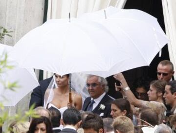 Elisabetta Gregoraci  es la última de una larga lista de conquistas. La modelo y Flavio Briatore se casaron en 2008.