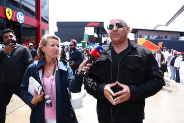 Vin Diesel, actor, productor y director de cine estadounidense.