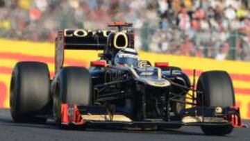 Kimi Raikkonen pilota el Lotus-Renault, en la &uacute;ltima temporada de la marca francesa dentro de la F&oacute;rmula 1