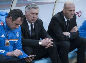 Ancelotti y Zidane.