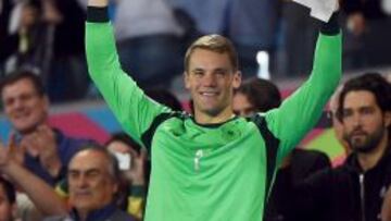 GUANTE DE ORO. Neuer fue elegido mejor portero del Mundial.