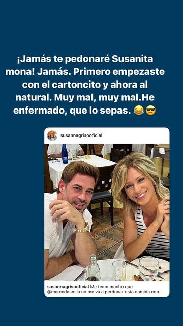 Mercedes Milá carga contra Susanna Griso por su encuentro con William Levy