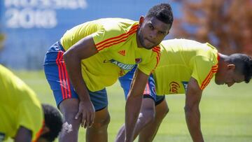 Miguel Borja, delantero de la Selecci&oacute;n Colombia