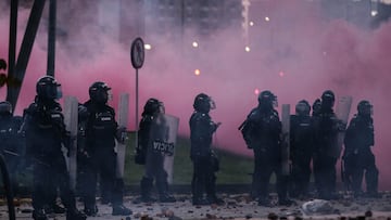 Jornada de protestas en Colombia.