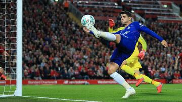 Morata y la irregularidad en su etapa en Stamford Bridge