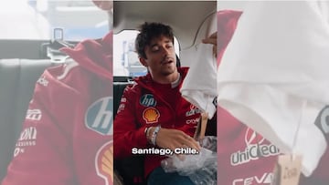 Estrella de la Fórmula 1 recibe un regalo chileno y así reacciona: euforia en Chile