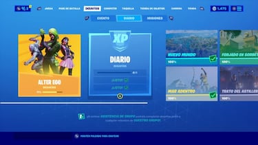 Fortnite - Notas del parche 11.20: cambios y novedades