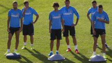 ENTRENAMIENTO DEL ATLETICO DE MADRID