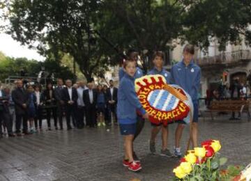 Así vivieron el Barcelona y el Espanyol la Diada