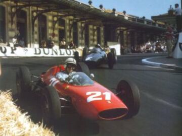 John Surtees en el GP de Mónaco de 1963.