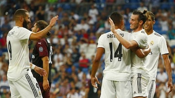 11/08/18 PARTIDO TROFEO SANTIAGO BERNABEU
 REAL MADRID - MILAN
  GOL 2-1 BALE ALEGRIA 