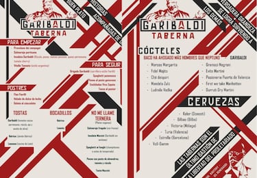 La carta de platos de la taberna de Pablo Iglesias que no deja a nadie indiferente