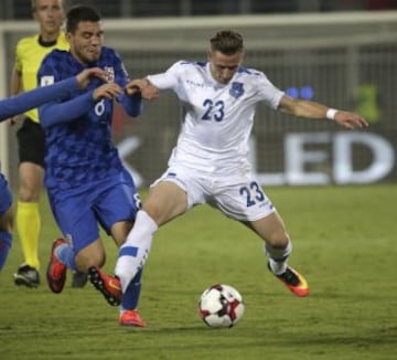 Croacia goleó 6-0 a Kosovo como visitante.