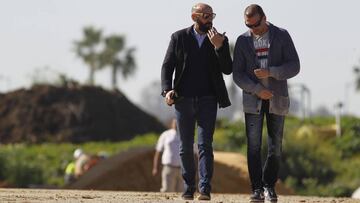 Monchi, de Londres... al entrenamiento del Sevilla