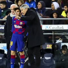 Setién pasa de puntillas por La Masia