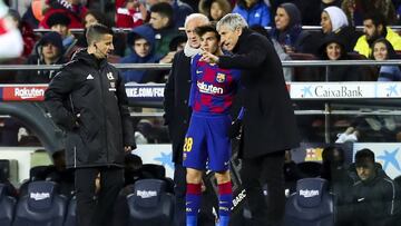 Setién pasa de puntillas por La Masia