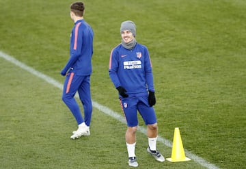 Atlético de Madrid - Barcelona: Entrenamientos previos