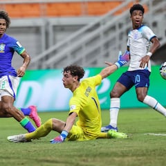 Inglaterra 1- Brasil 2:, resumen, resultado y goles del partido